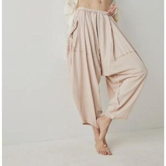 Free People Other - Free People NWOT Harem Pullon Pants Pink Size Medium